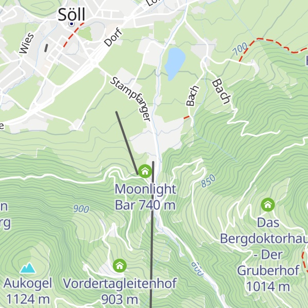 Map of Der Bäck