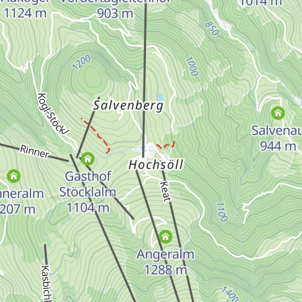 Map of Alpengasthof Hochsöll