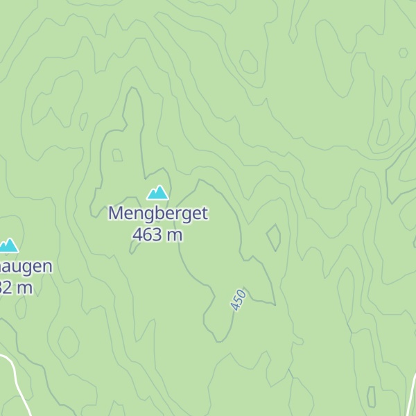 Map of Orrmyrfjellet