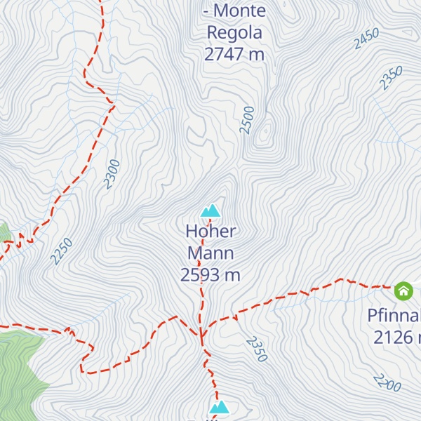 Map of Hoher Mann