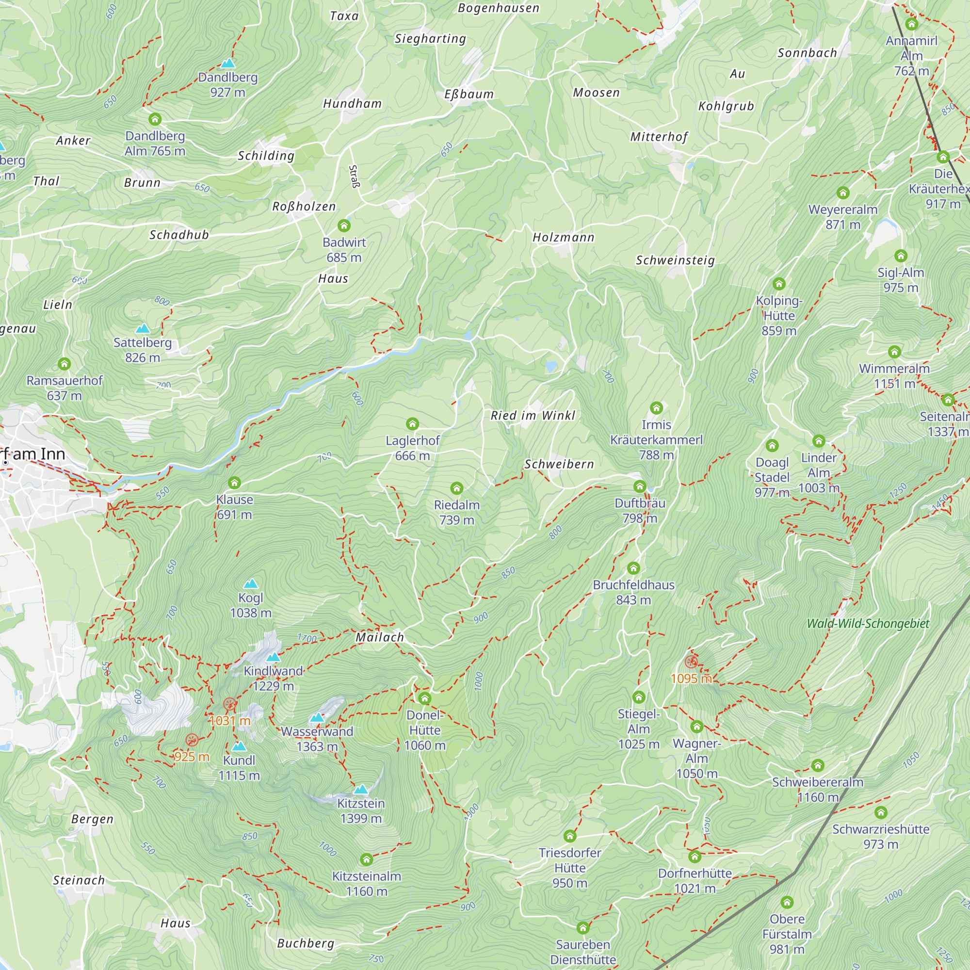 Künstlerhäuschen map