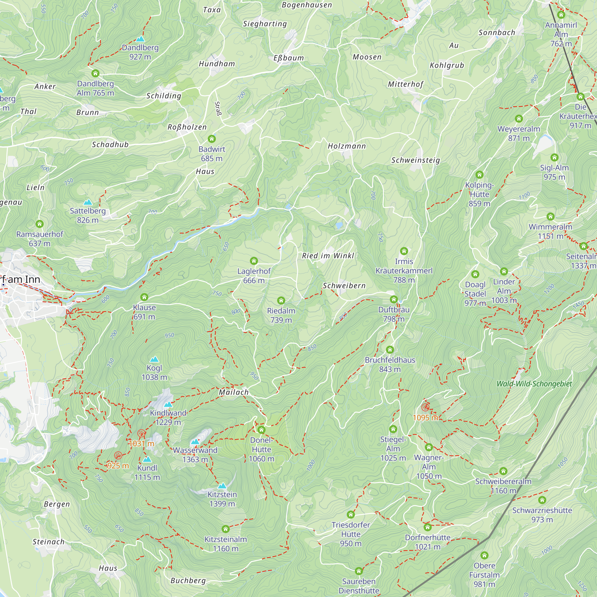 Künstlerhäuschen map