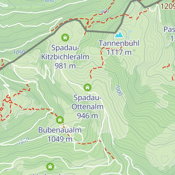 Map of Spadau-Ottenalm