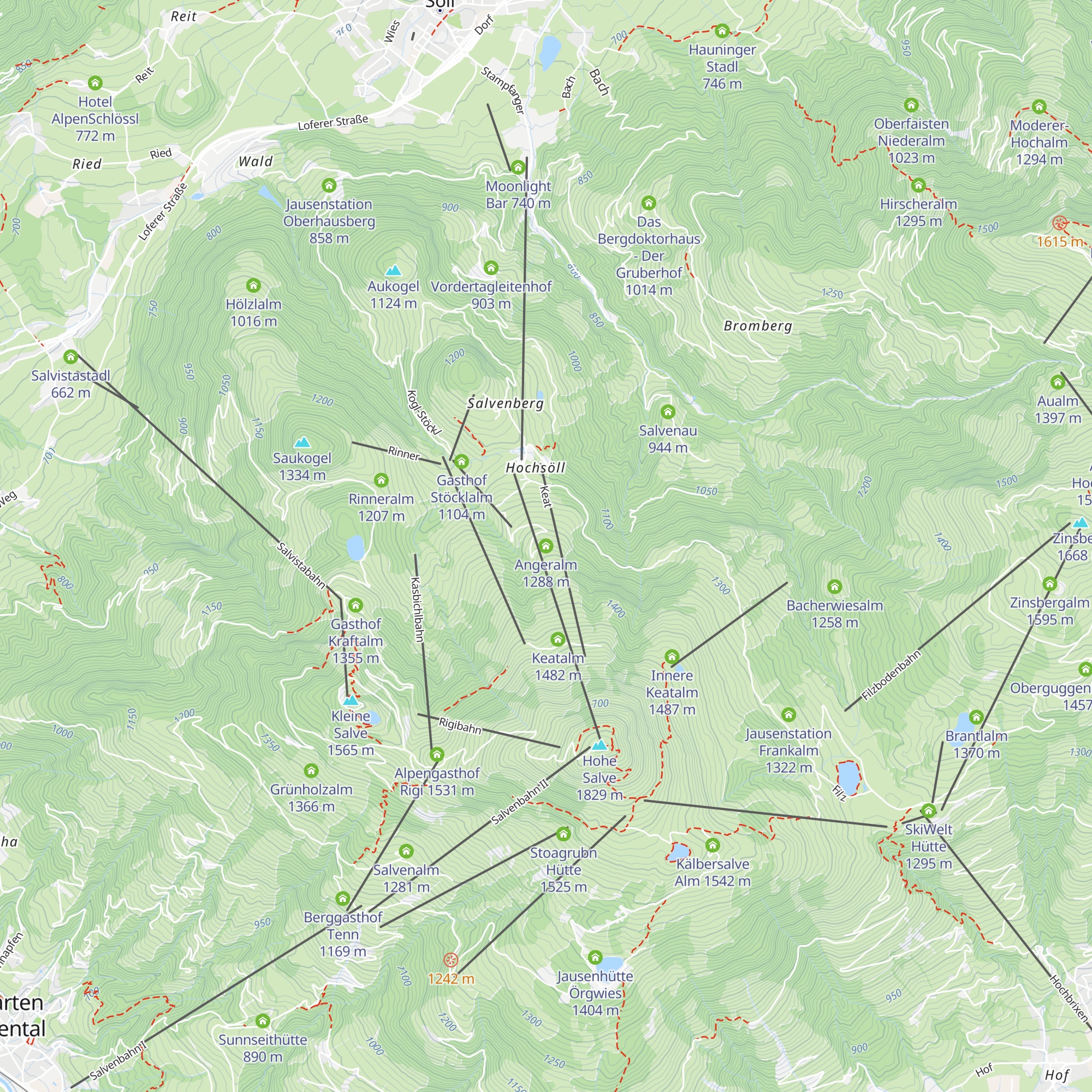 Angeralm map