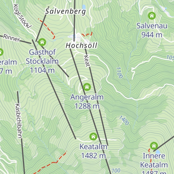 Map of Angeralm