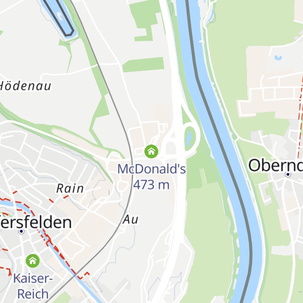 Map of McDonald's