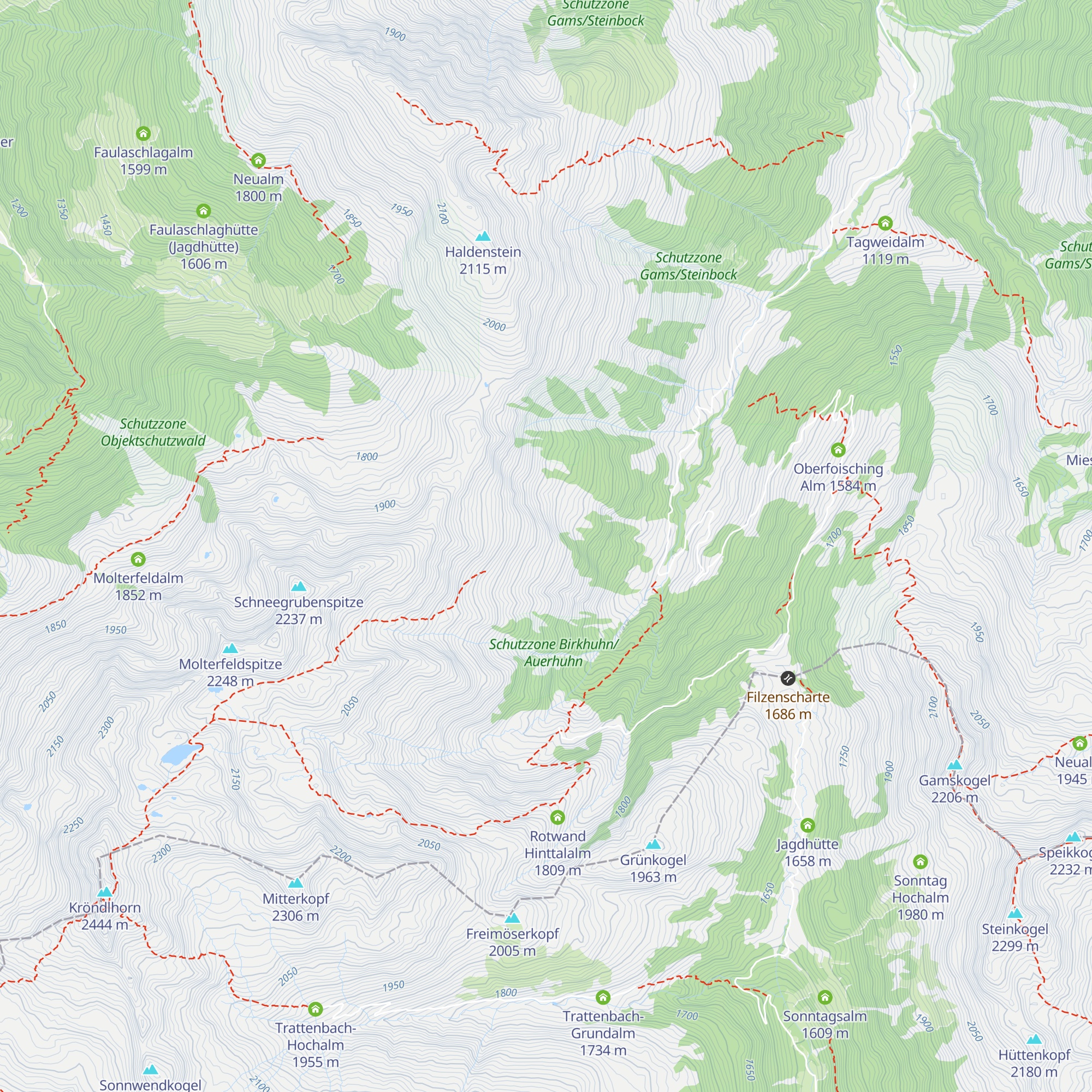 Oberkaralm map