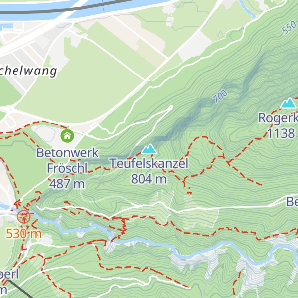 Map of Teufelskanzel