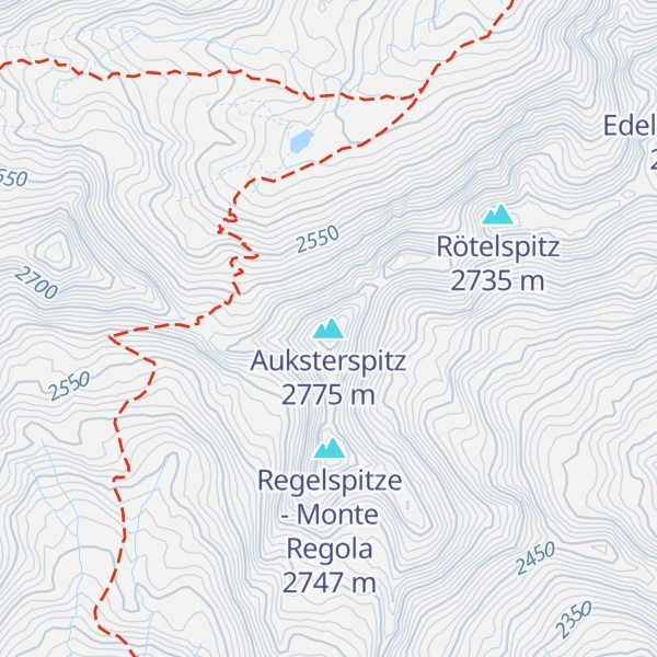 Map of Auksterspitz