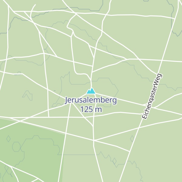 Map of Jerusalemberg