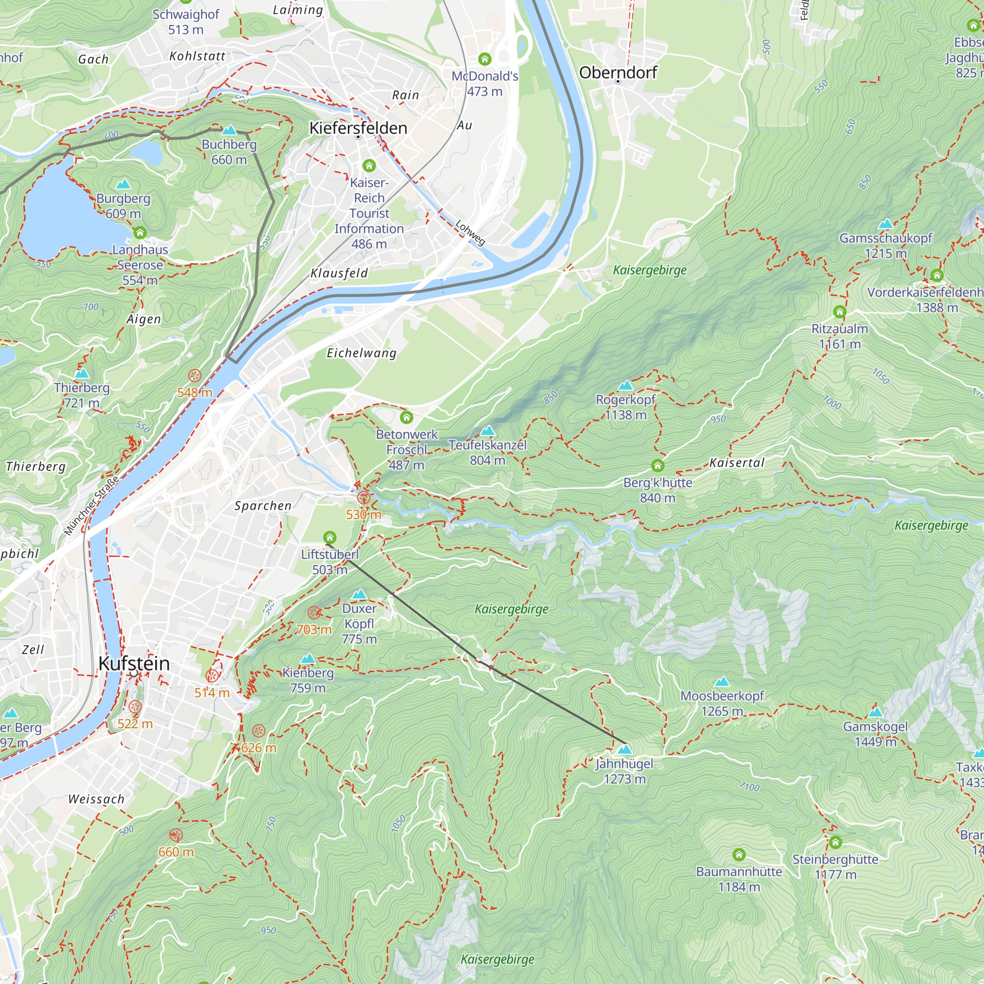 Zottenhof map