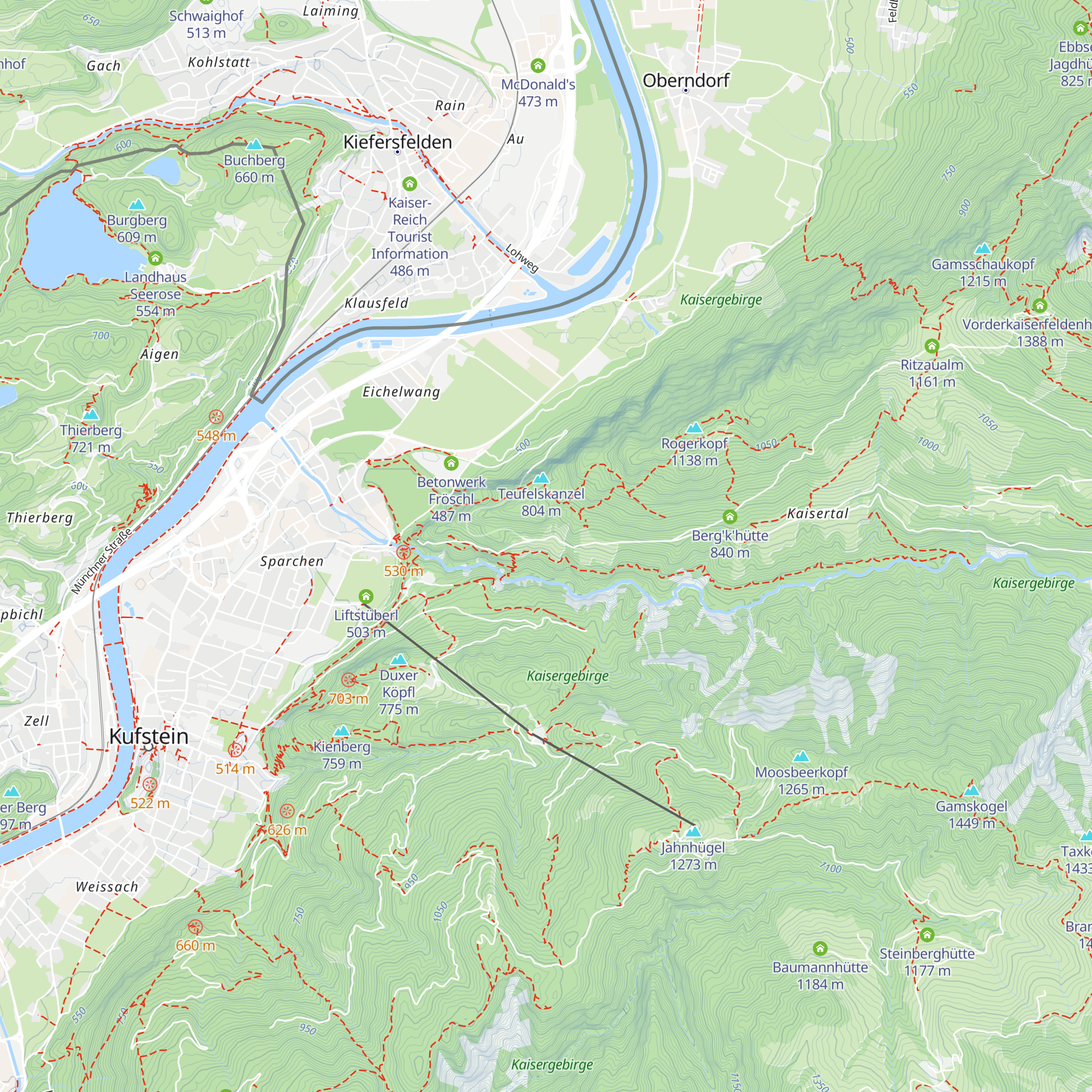 Zottenhof map