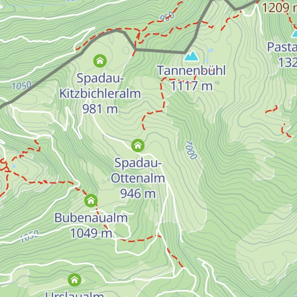 Map of Polzhagl Alm