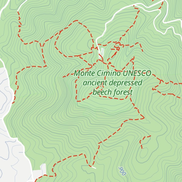 Map of Monte Cimino