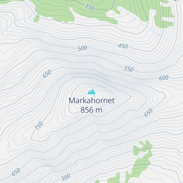 Map of Markahornet