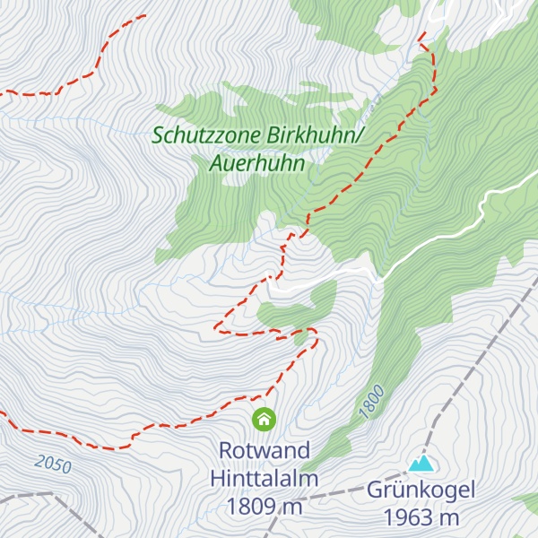 Map of Rotwand-Alm