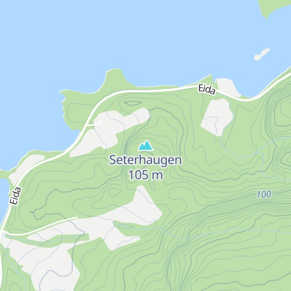 Map of Seterhaugen
