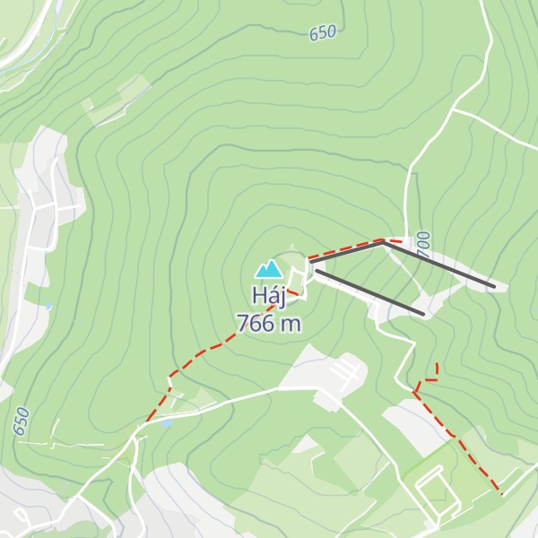 Map of Háj