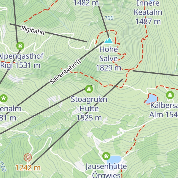 Map of Stoagrubn Hütte