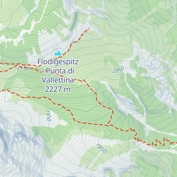 Map of Flodigealm - Malga Flodige
