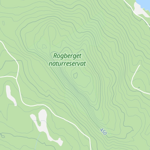 Map of Rogberget