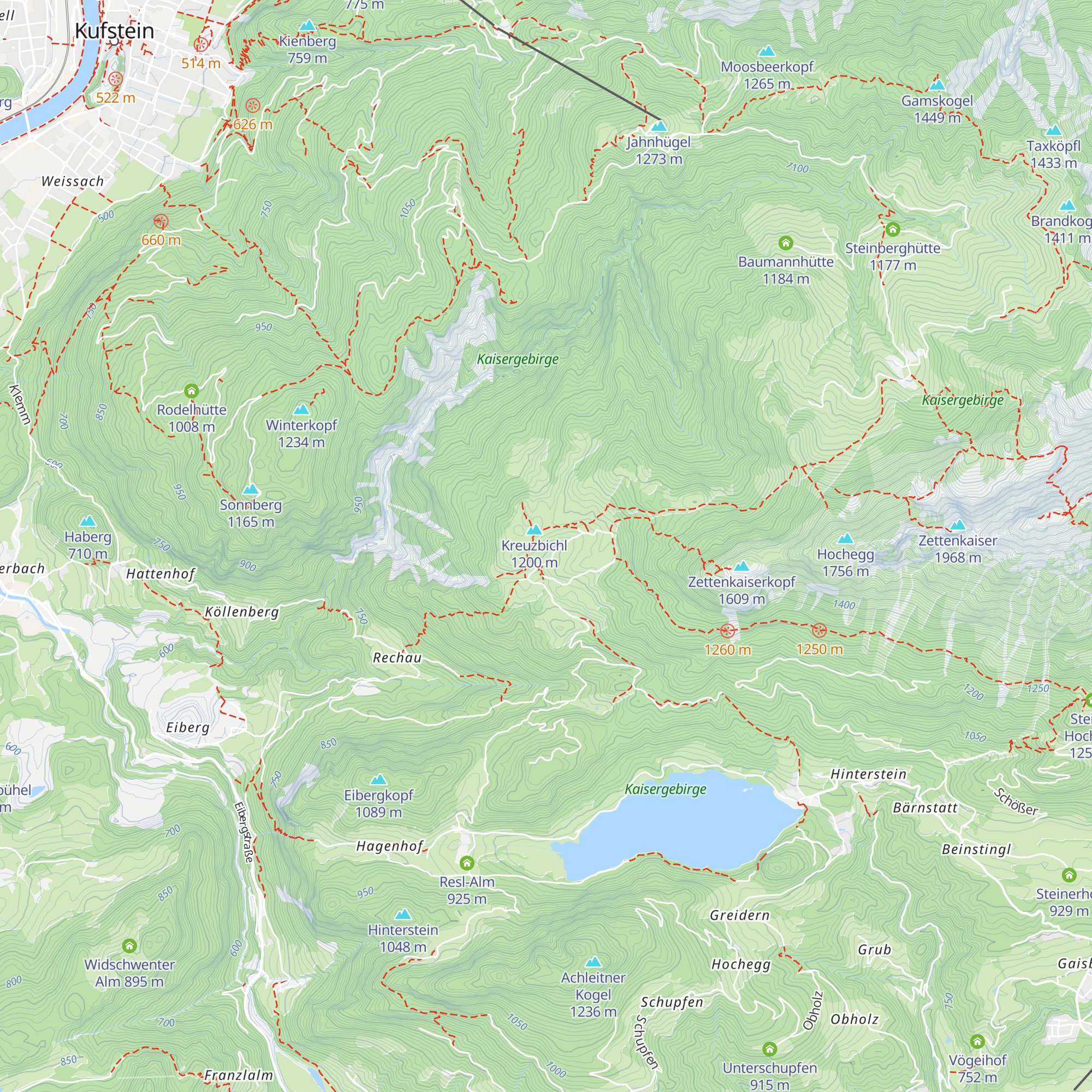 Kafma Alm map