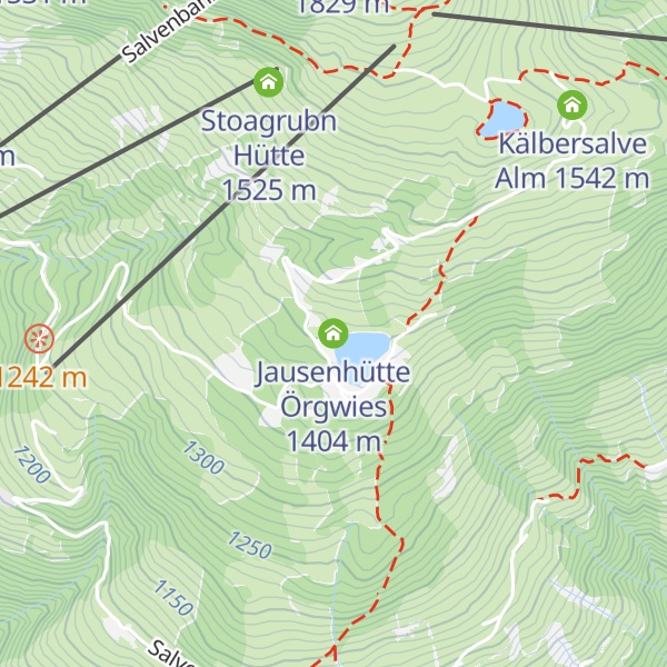 Map of Jausenhütte Örgwies