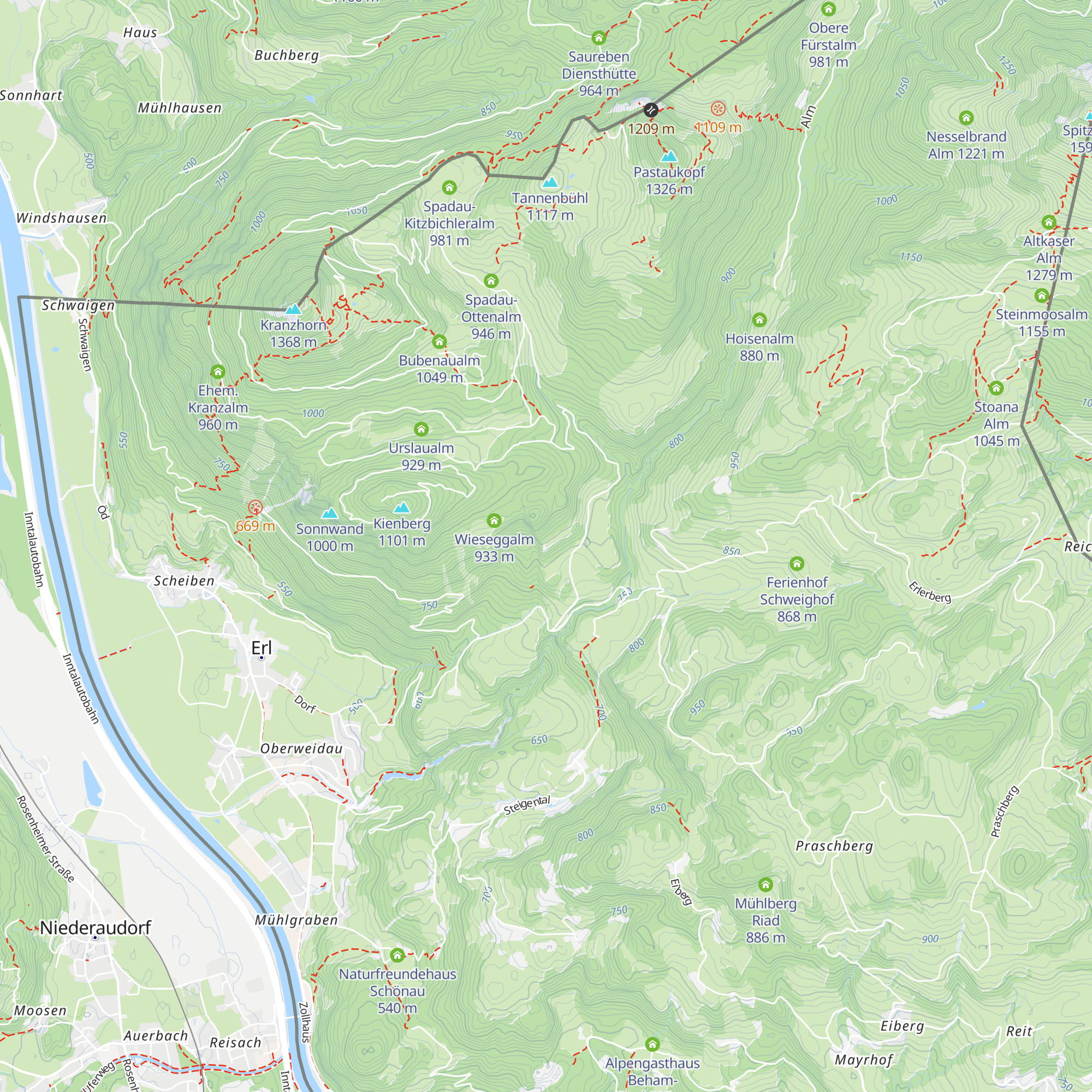 Banditenhütte map