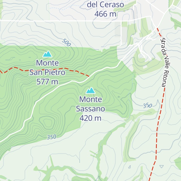 Map of Monte Sassano