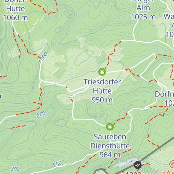 Map of Hammermeister Alm