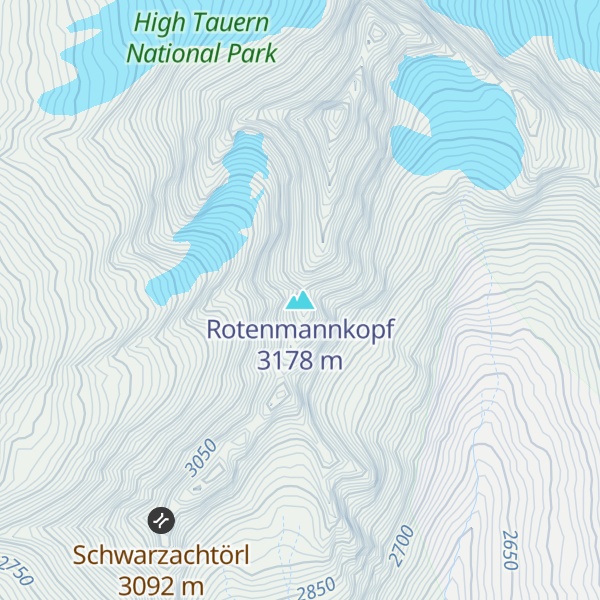 Map of Rotenmannkopf