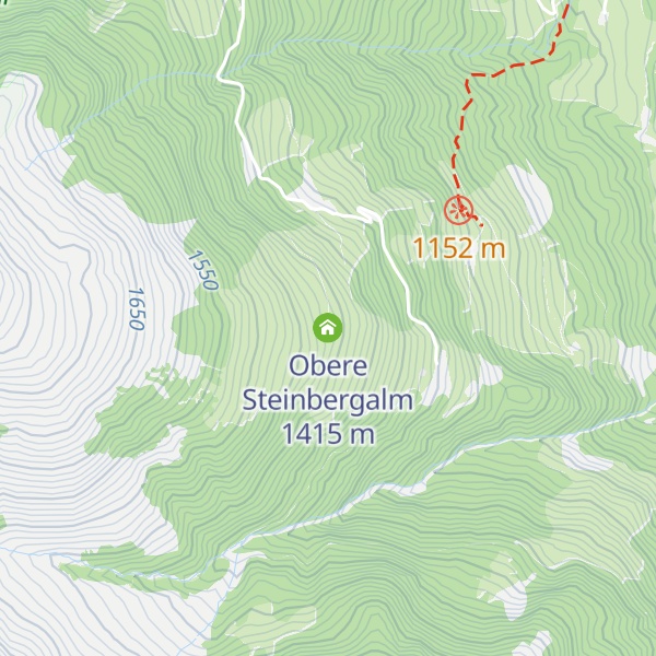 Map of Obere Steinbergalm