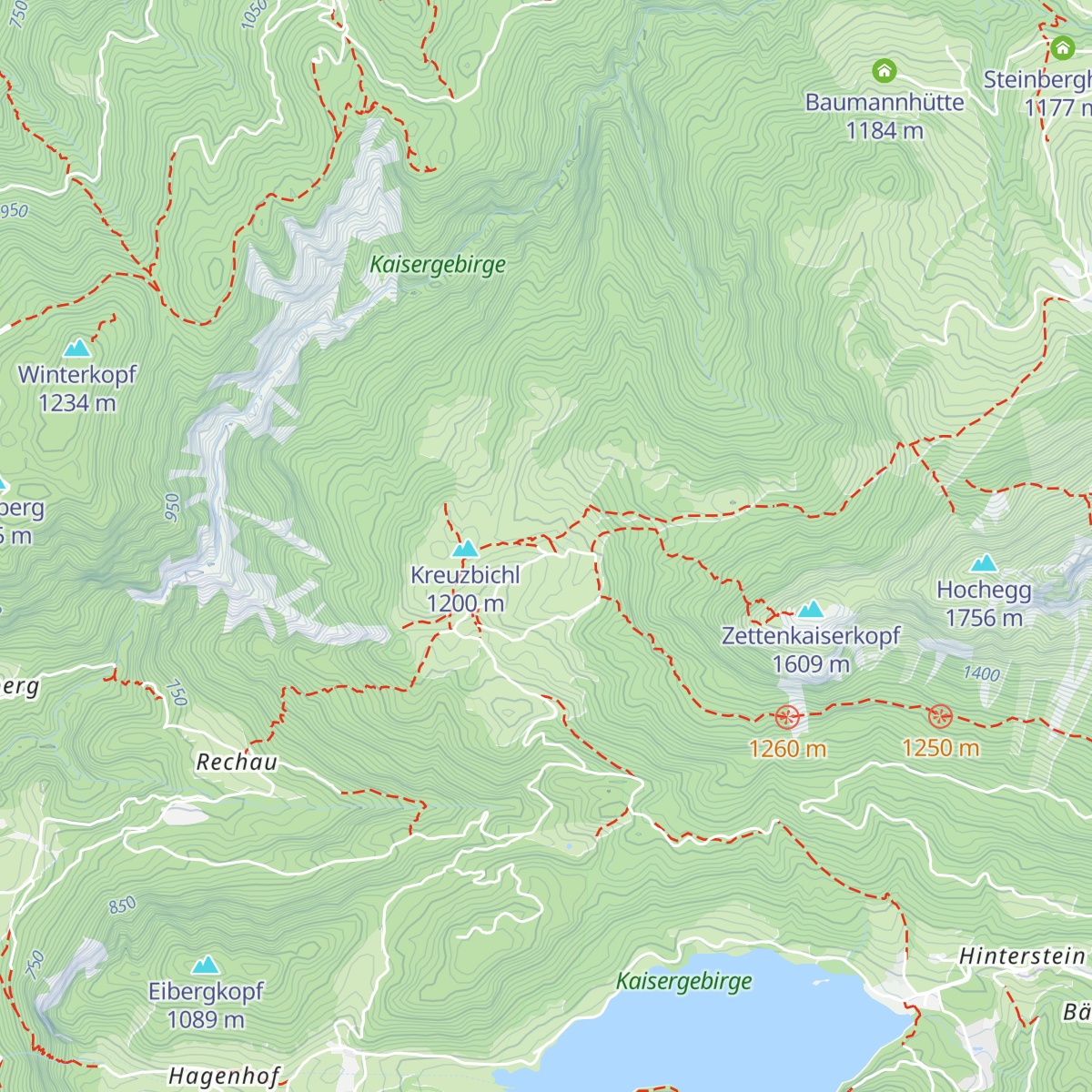Walleralm map
