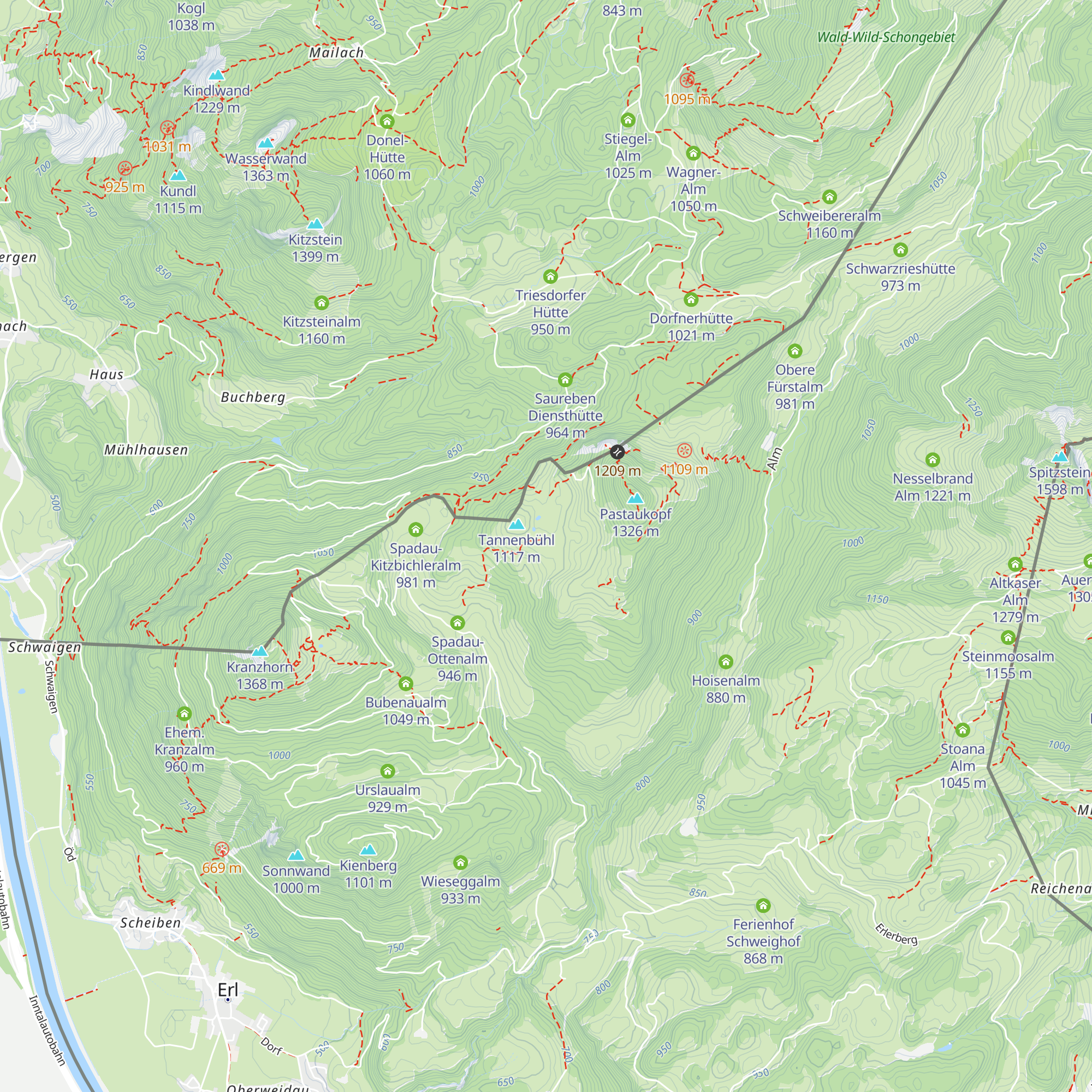 Pasteralm map