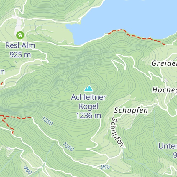 Map of Achleitner Kogel