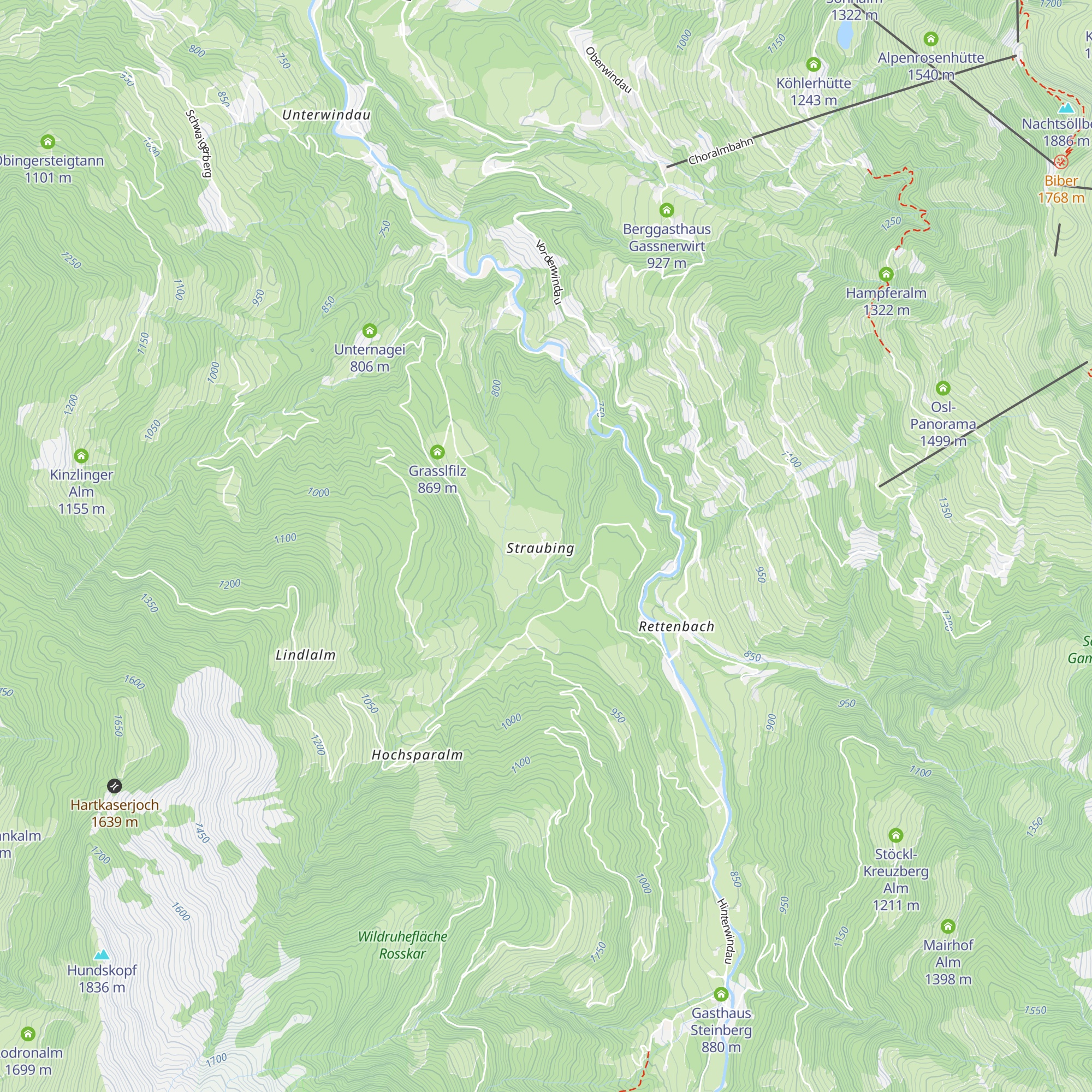 Käsealm map