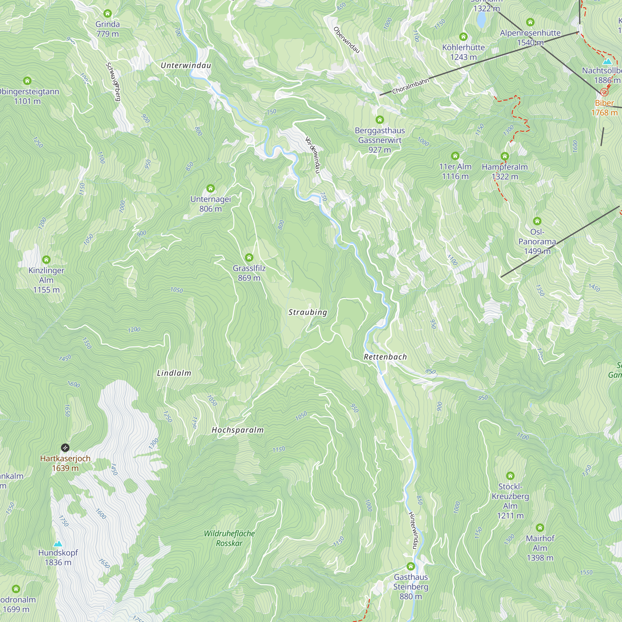 Käsealm map