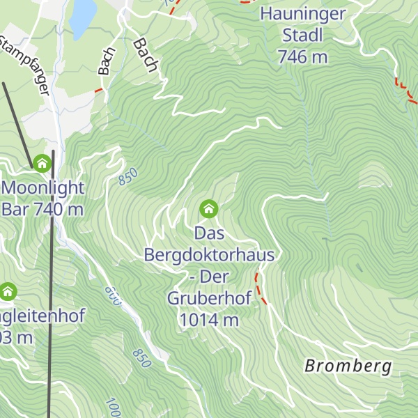 Map of Das Bergdoktorhaus - Der Gruberhof