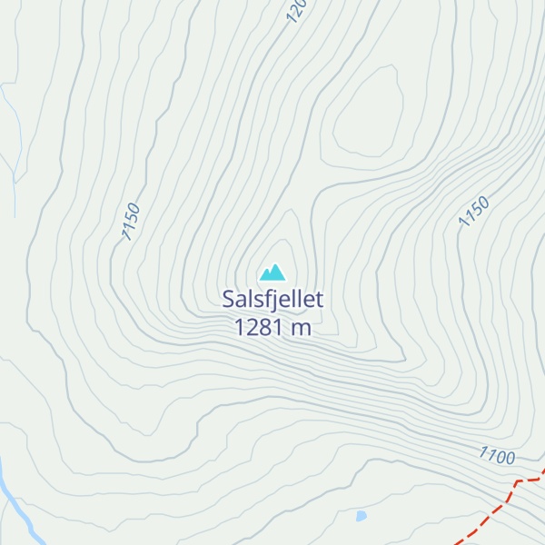 Map of Salsfjellet