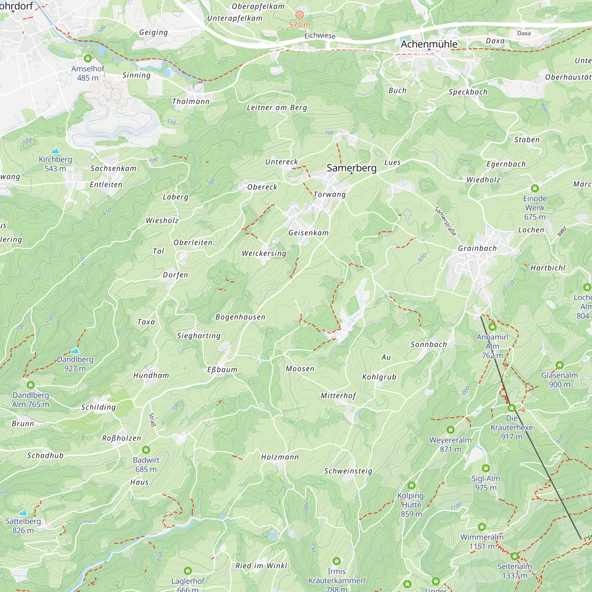 Lehrbienenstand Samerberg map