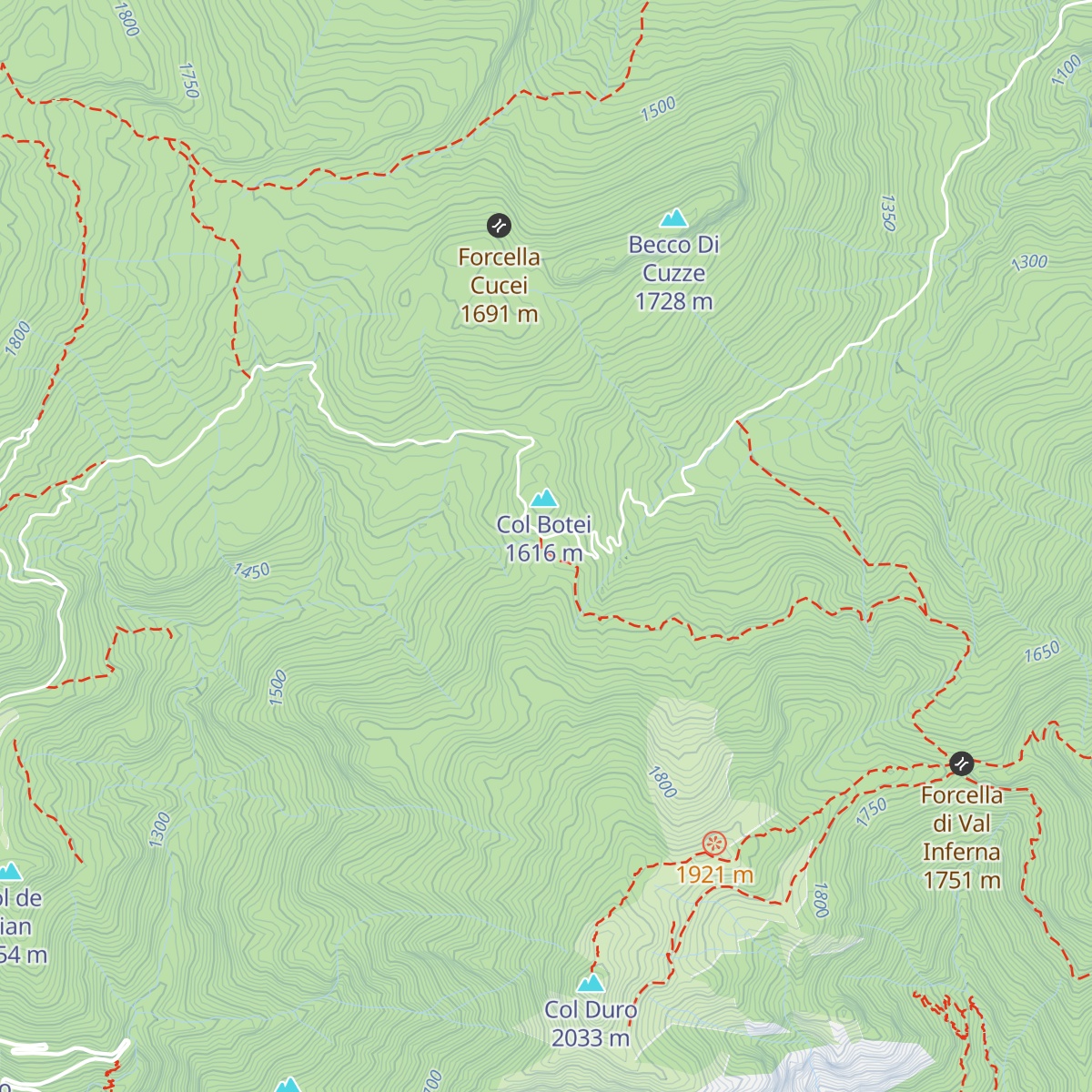 Rifugio Giampietro Talamini map