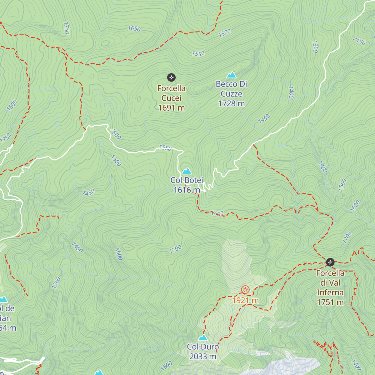 Rifugio Giampietro Talamini map