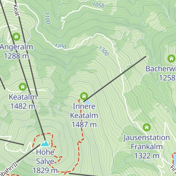 Map of Skihütte Keatalm