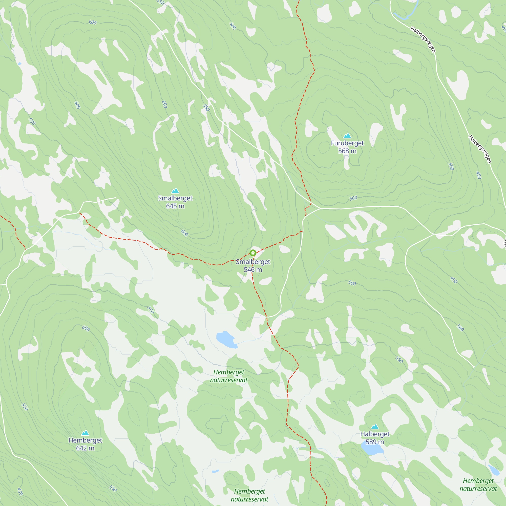 Smalberget map