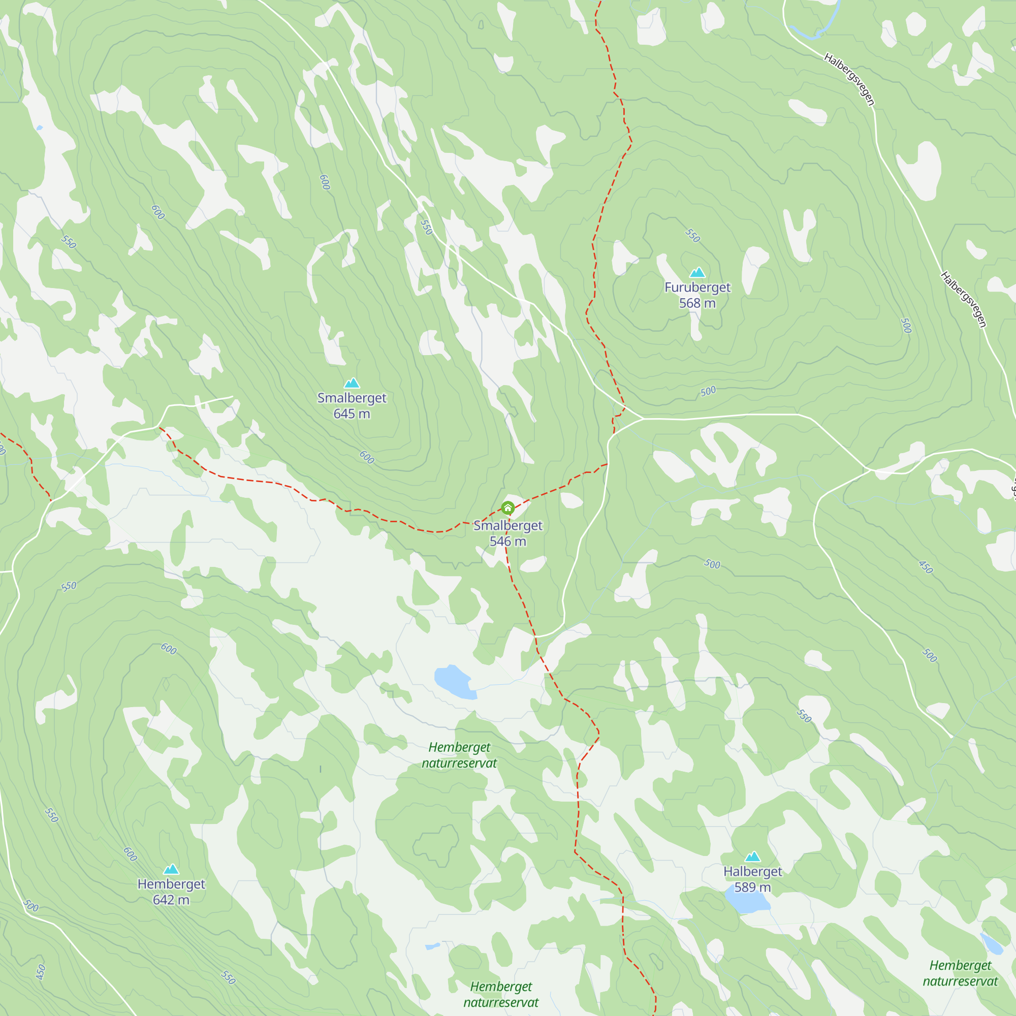 Smalberget map