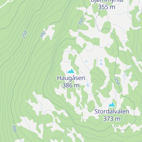 Map of Haugåsen