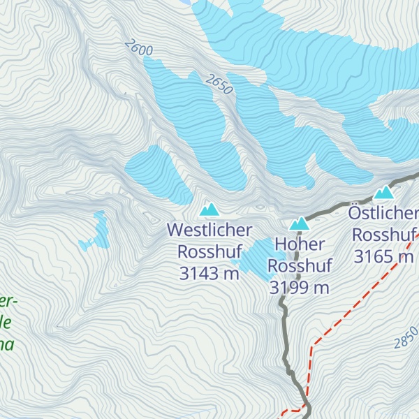 Map of Westlicher Rosshuf