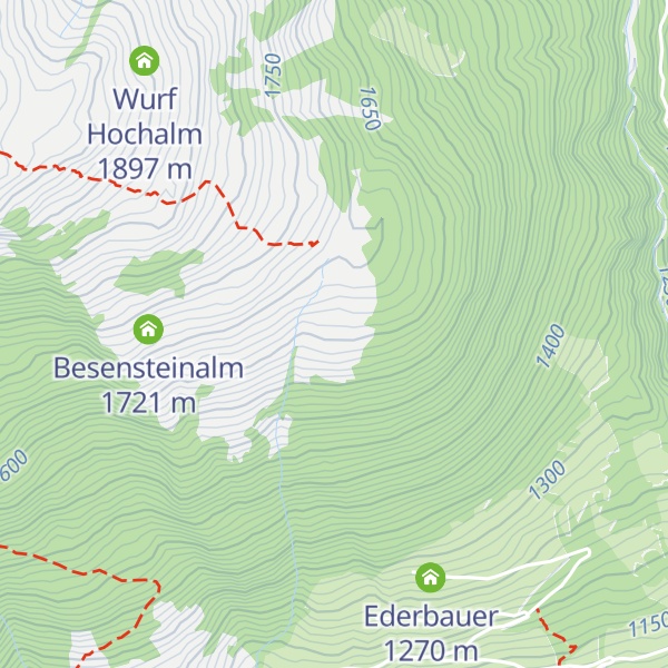 Map of Wurfgrundalm