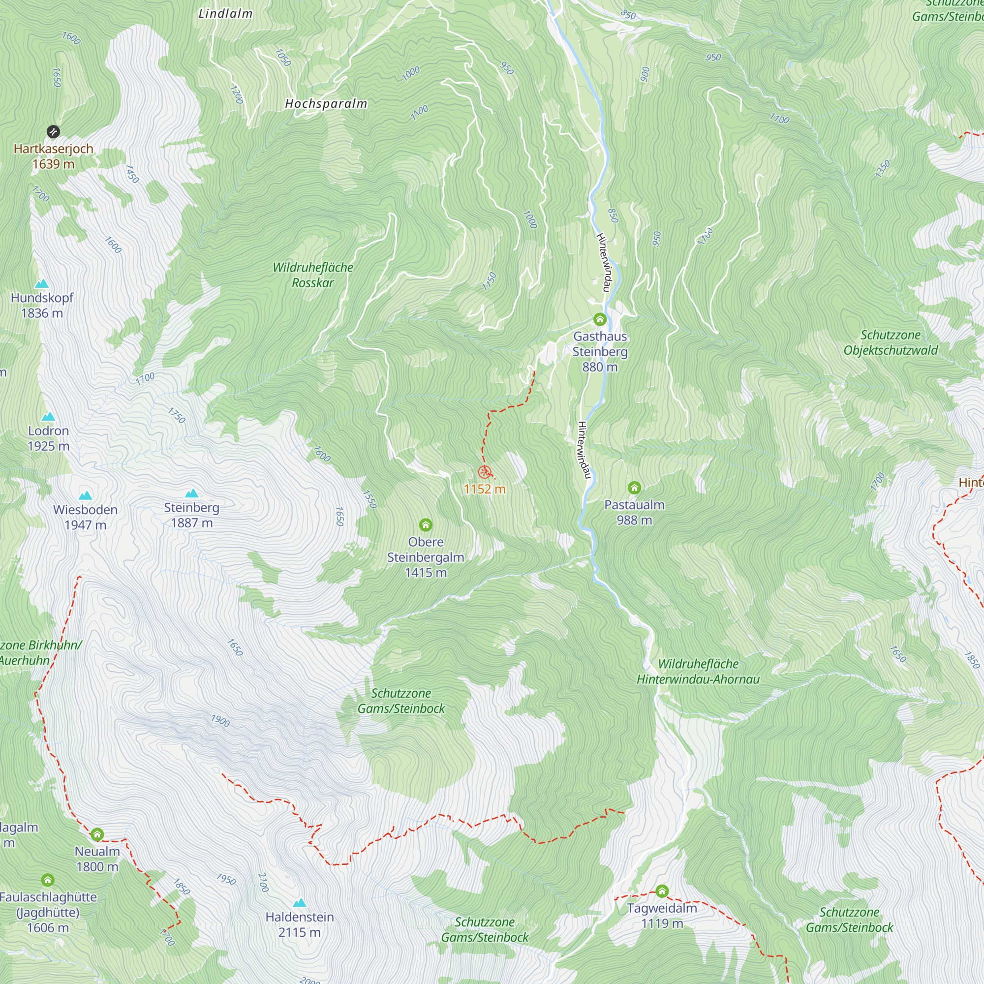 Wallernalm map