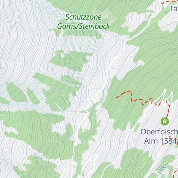 Map of Baumgartenalm